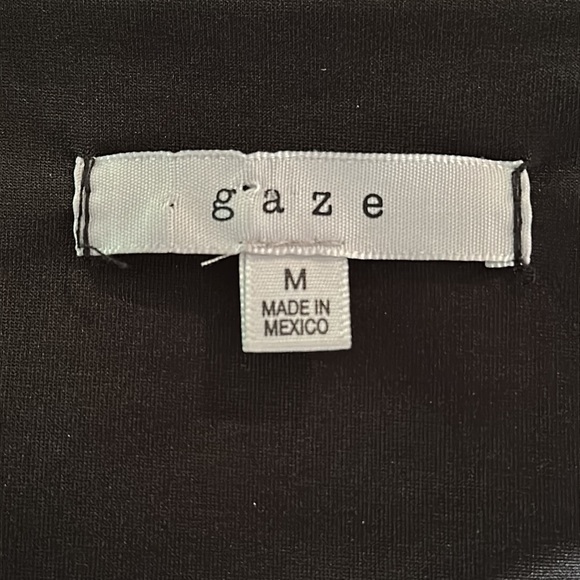 Gaze “Little Black Dress” Very Stretchy & Fits Your Curves, NWOT’s, Size Medium - Picture 2 of 7